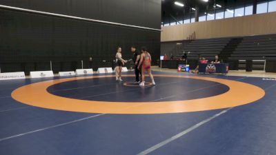 55kg TS 1st Place Match - Francesca Lo Greco, Brock WC vs Abby Wolff, Saskatoon Wrestling Club