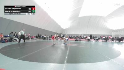 125 lbs Cons. Round 3 - Simon Dominguez, Grand Valley State vs Walter Hagedorn, Unattached UIndy