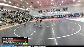 125 lbs Semifinal - Sam Thatcher, Diamondville Wrestling Club vs Wyatt Timboe, Jackson Hole Wrestling Club