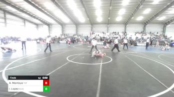 46 lbs Final - Asher Montoya, Top Rank vs Isaiah Lopez, Black Fox Wrestling Academy