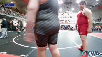 285 lbs Quarterfinal - Hayden Barker, Sallisaw Takedown Club vs Jayden Scott, Sallisaw Takedown Club