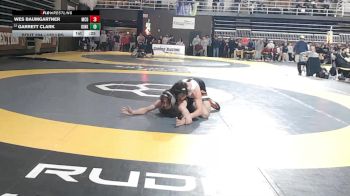 132 lbs Consi Of 16 #1 - Wes Baumgartner, McDonogh vs Garrett Clark, Kinkaid School