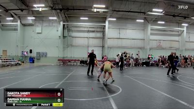 105 lbs Round 7 (8 Team) - Dakota Sandy, Mat Assassins vs Damian Manna, Rebellion