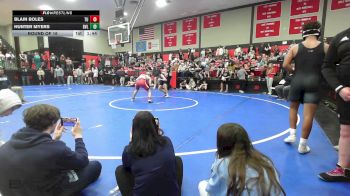 132 lbs Round Of 16 - Blain Boles, Tulsa Union vs Hunter Myers, Bartlesville