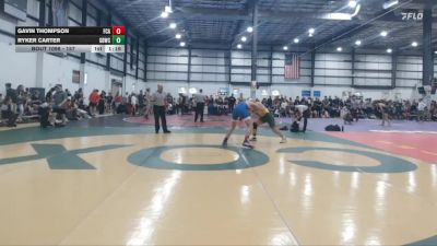 157 lbs Champ. Round 1 - Gavin Thompson, FCA vs Ryker Carter, Great Bridge Wrestling Club