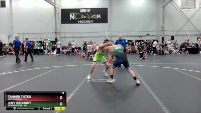 130 lbs Round 1 (4 Team) - Tanner Tutku, Mat Warriors vs Joey Brought, Headhunters