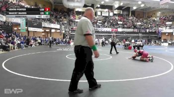 105 lbs Semifinal - Jentri Porter, Leoti Wichita County HS vs Maicey Marrs, Leon Bluestem HS