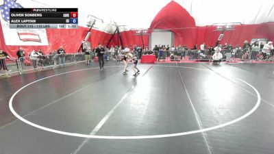110 lbs Champ. Rd Of 16 - Oliver Sonberg, Caveman vs Alex Lapitan, ISI