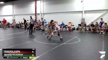 110 lbs Round 3 (8 Team) - Francisco Juvera, U2 Upstate Uprising Red vs Brayden Mclaughlin, Team 302