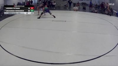 173 lbs Quarterfinal - Zechariah Roggasch, Sidney vs Andrew Pittman, GI Grapplers