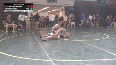 144 lbs Consi Of 8 #1 - Tryston Underwood, East Clarendon vs Shane Maxwell, Woodland