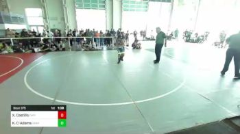 114 lbs Rr Rnd 4 - Xaeden Castillo, Empire Wc vs Kalai Cobb-Adams, Grapplers HI