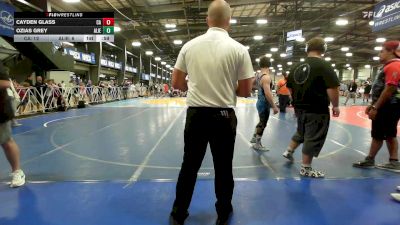 132 lbs Rr Rnd 3 - Cayden Glass, Combat Athletics vs Ozias Grey, Alien UFO