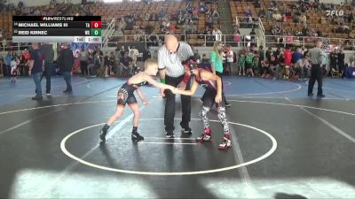 70 lbs Cons. Round 3 - Michael Williams Iii, TEAM ASCENT vs Reid Kirnec, Waynesville Spartans