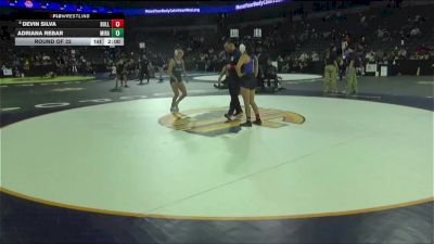 115 lbs Round Of 32 - Adriana Rebar, Mira Mesa (SD) vs Devin Silva, Bullard (CS)