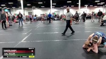 88 lbs Round 6 (8 Team) - Dakota Sandy, Mat Assassins Black vs Cael Muller, Steller Trained Krayt
