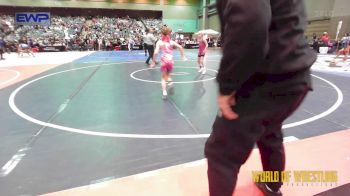 68 lbs Semifinal - Lilly Rollans, Gold Rush Wrestling Academy vs Dusty Wilson, Salem Elite Mat Club