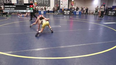 102 lbs Round Of 16 - Owen Delano, Bishop McCort vs Austin Alex, SHWA