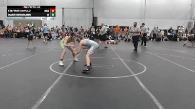 96 lbs Round 1 (4 Team) - Stephan Arnold, Mat Assassins Black vs Owen Bergmann, Headhunters