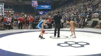 120 lbs Champ. Rd Of 64 - Patricia Bray, California vs Zoe Zondervan, Michigan