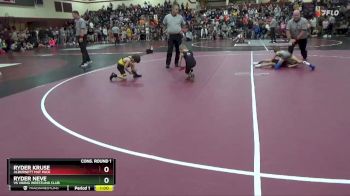 PW-7 lbs Cons. Round 1 - Ryder Neve, VS Viking Wrestling Club vs Ryder Kruse, Alburnett Mat Pack