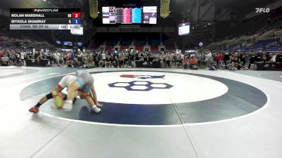 120 lbs Cons. Rd Of 64 - Nolan Marshall, OR vs Mykola Shamray, IL