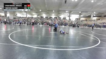 55 lbs 1st Place Match - Weston Calvert, Seymour Youth Wrestling Club vs Ryan Russell (McKay), Brentwood Wrestling Club