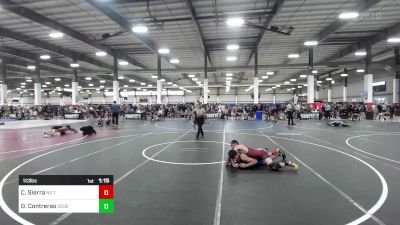 113 lbs Quarterfinal - Chris Sierra, No Team vs Davian Contreras, Desert Dogs WC