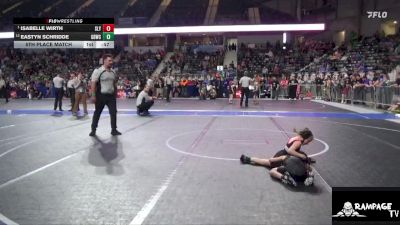 50 lbs 5th Place Match - Isabelle Wirth, Slyfox vs Eastyn Schridde, Great Bend Wrestling Club