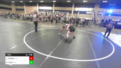 175 lbs Round Of 128 - Josh Preske, Torrey Pines HS vs Oliver Todd, Yuma Grit