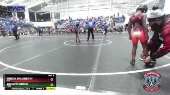 60 lbs Cons. Semi - Brieon Daugherty, RSA vs Jocelyn Gibson, Piper