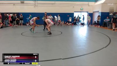 150 lbs Semifinal - Oakley Maddox, Brothers Of Steel vs Aiden Baker, Fighting Squirrels