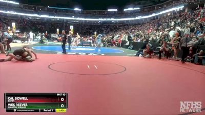 190-3A Semifinal - Cal Sidwell, Eaton vs Wes Reeves, Manitou Springs
