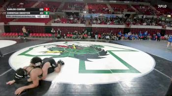 215 lbs Round 3 - 2nd Wrestleback And Semi-finals(16 Team) - Carlos Cortez, Lubbock vs Christian Dehoyos, Azle