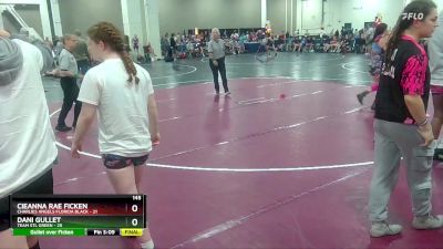 145 lbs Semis & Wb (16 Team) - Dana Sanchez, Team STL Green vs Kendall Bibla, Charlies Angels Florida Black