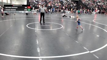 37 lbs 1st Place Match - Bryken Dougan, Denver Wrestling Club vs Ayson Reding, Bryan Youth Wrestling Club