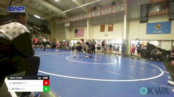 160 lbs Semifinal - Jarius Johnson, Pitbull Wrestling Academy vs Tyler Britton, RAW