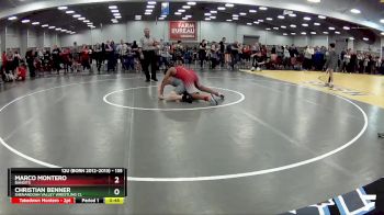 135 lbs Cons. Semi - Marco Montero, Bandits vs Christian Benner, Shenandoah Valley Wrestling Cl