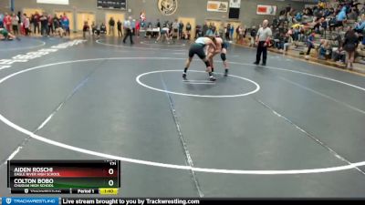 171 lbs Quarterfinal - Aiden Roschi, Eagle River High School vs COLTON BOBO, Chugiak High School