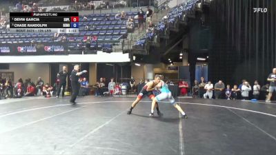 126 lbs 1st Place Match - Devin Garcia, Suples vs Chase Randolph, Beast Mode