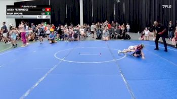 40 lbs Round 3 (4 Team) - Milia Moore, U2 The Revolution vs Aiden Fernandez, Cordoba Trained