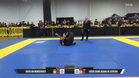 Lucas Dario Aguiar De Oliveira vs David Ian Monserrate 2026 Pan IBJJF Jiu-Jitsu No-Gi Championship