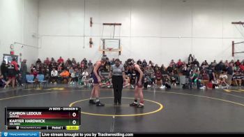 DIVISION 6 lbs Round 2 - Camron Ledoux, Denver vs Karter Hardwick, Oelwein