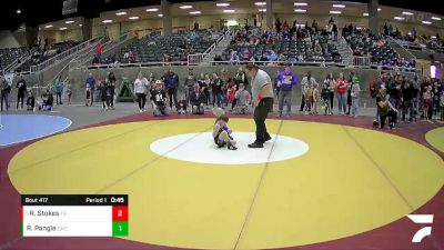 49 lbs Champ. Round 1 - Ryder Stokes, Toledo Boomers vs Ryker Pangle, Cowboy Mat Club