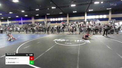 65 lbs Round Of 32 - Kneeland Senescall, Big Cat WC vs Izaiah Alvarado, Threshold WC