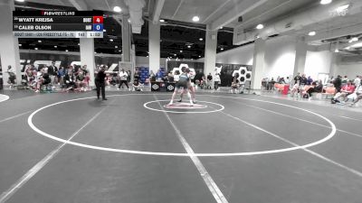 U20 Freestyle FS - 70 lbs Cons. Round 5 - Wyatt Krejsa, Boilermaker RTC vs Caleb Olson, Immortal Athletics WC