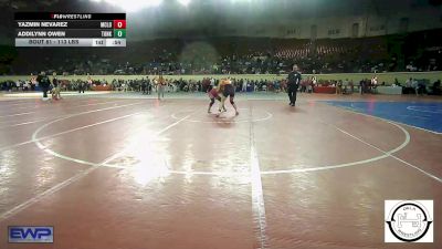 113 lbs Consi Of 16 #2 - Yazmin Nevarez, McLoud vs Addilynn Owen, Tonkawa