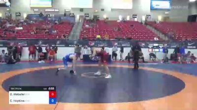 86 kg 5th Place - Owen Webster, Gopher Wrestling Club - RTC vs Caleb Hopkins, Buies Creek Wrestling Club