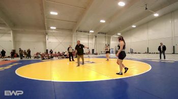 145 lbs Quarterfinal - Temberlynn Davis, Sand Springs JH Girls vs Madison Deitz, Choctaw Girls B