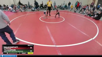 43 lbs Quarterfinal - Tya Elasfouri, Gracie Barra Westchase Wrestling Club vs Dallas Bartlett, 3F Wrestling